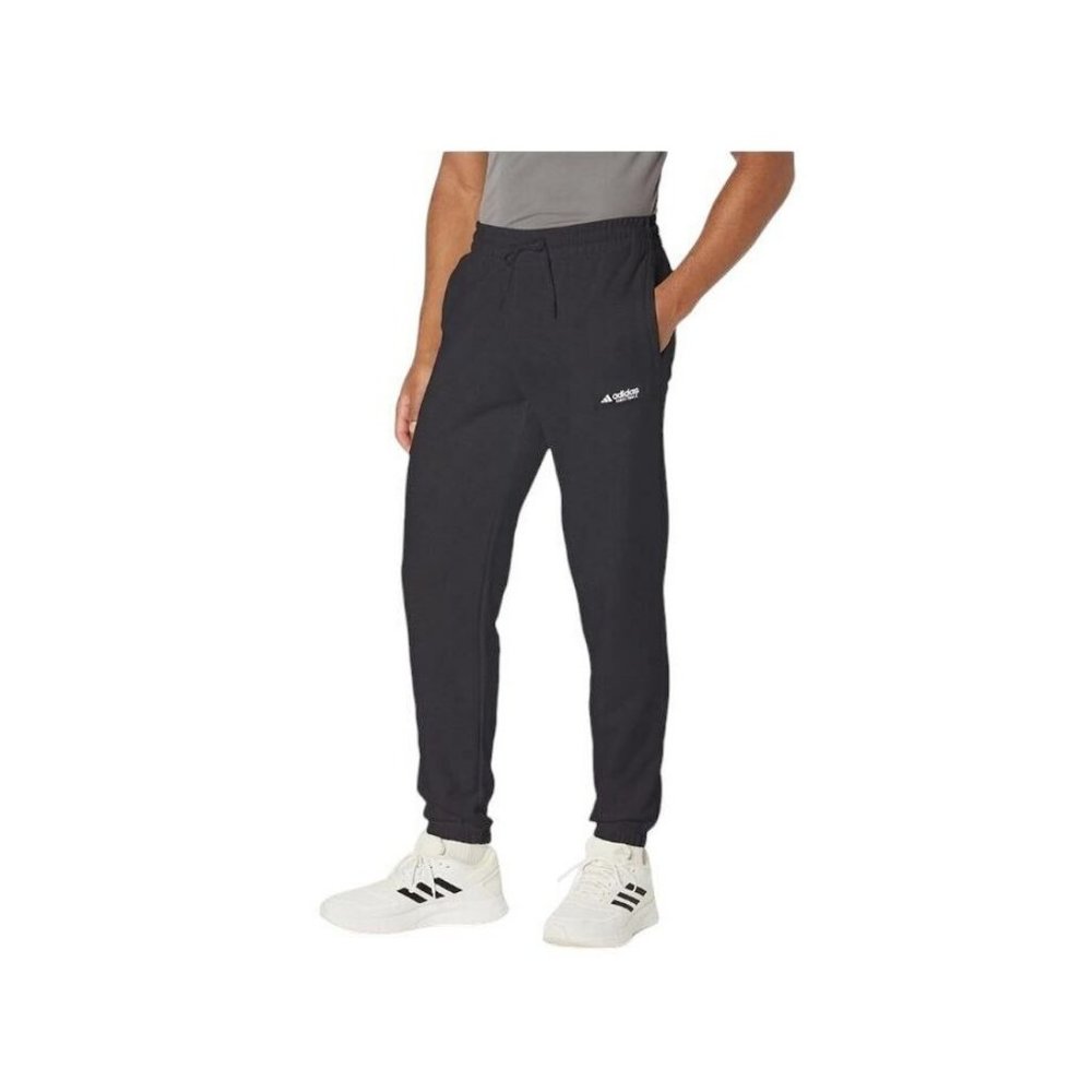 Adidas Men's Black Elastic Waist Legends Basketball Pants Size 3XLT XXXL Tall